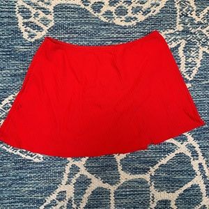 Vintage red bikini cover up